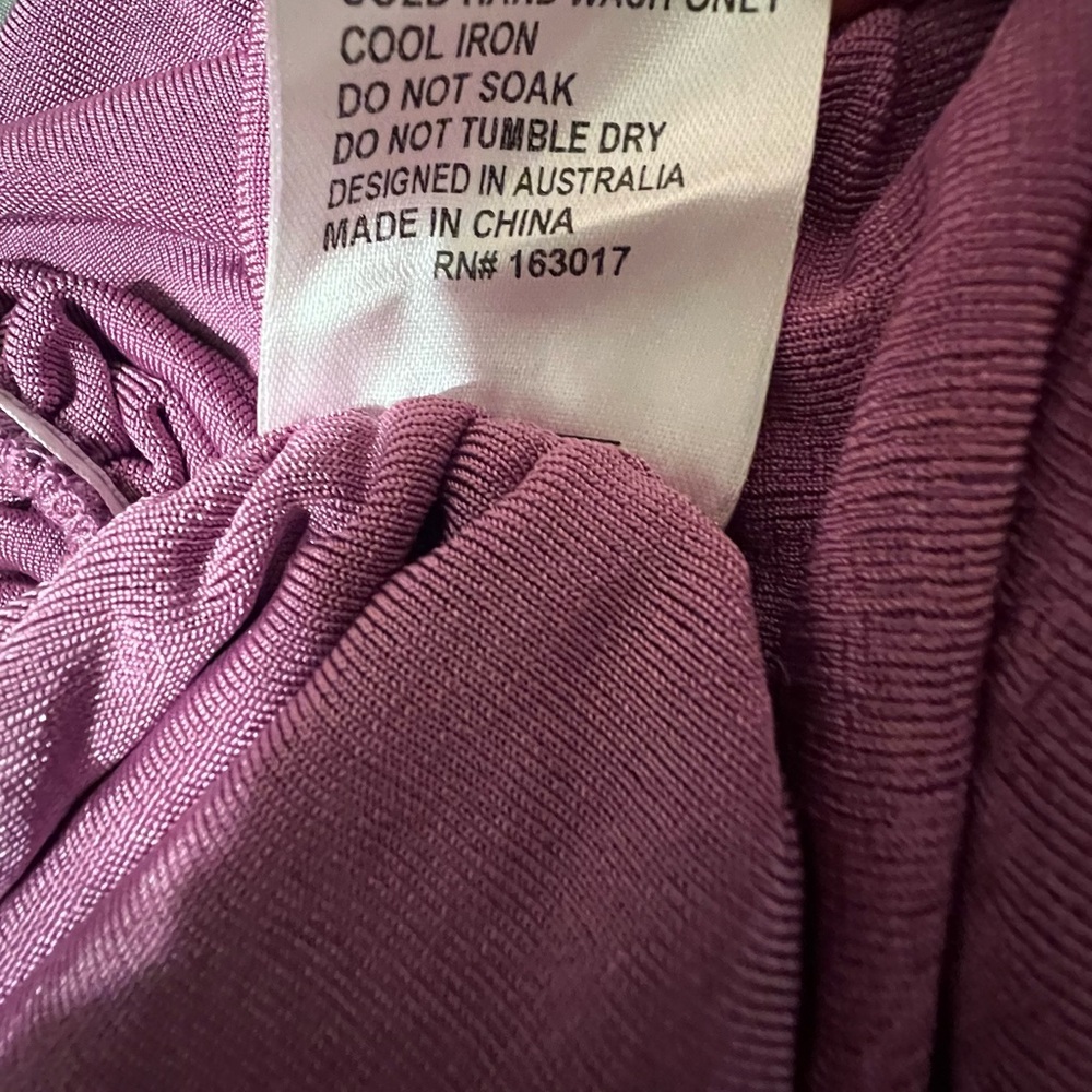 NWT Princess Polly Dillon Mini Dress Halter Neck Purple Size 6 Fully Lined‎ - Picture 8 of 9